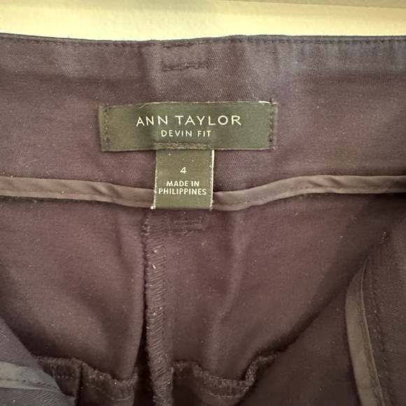 Ann Taylor navy blue work pants - Picture 2 of 3